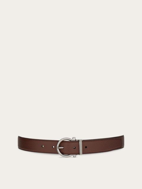 Reversible and adjustable Gancini belt