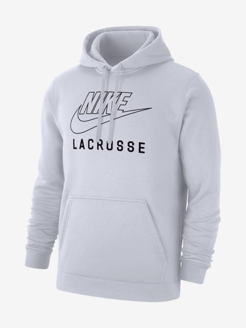 Nike Swoosh Club Fleece Men's Lacrosse Pullover Hoodie