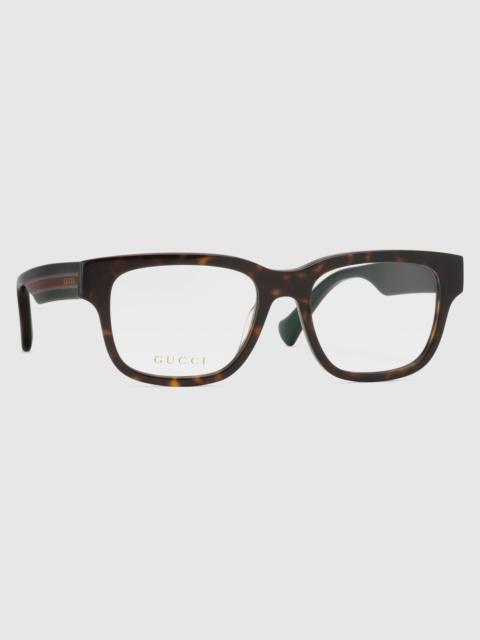 Rectangular optical frame