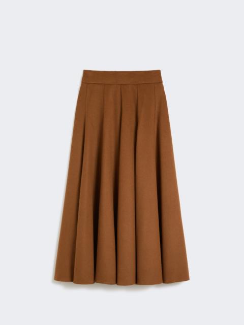 Max Mara SAGRA A-line camel skirt