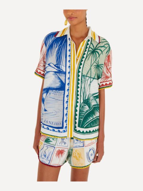 FARM RIO Multicolor Brasil Vintage Shirt