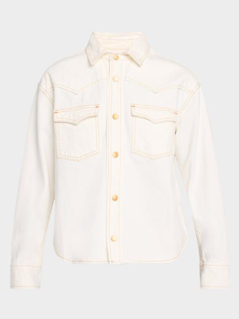 SLVRLAKE Cassidy Western Denim Shirt