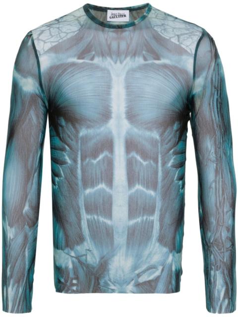 Jean Paul Gaultier Écorché top