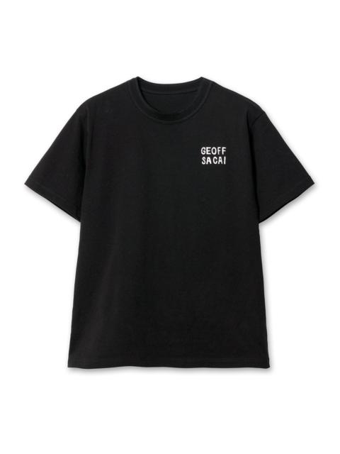 sacai geoff sacai Embroidery T-Shirt