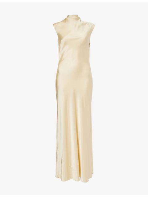 BEC + BRIDGE Elias Backless Rayon-Blend Maxi Dress