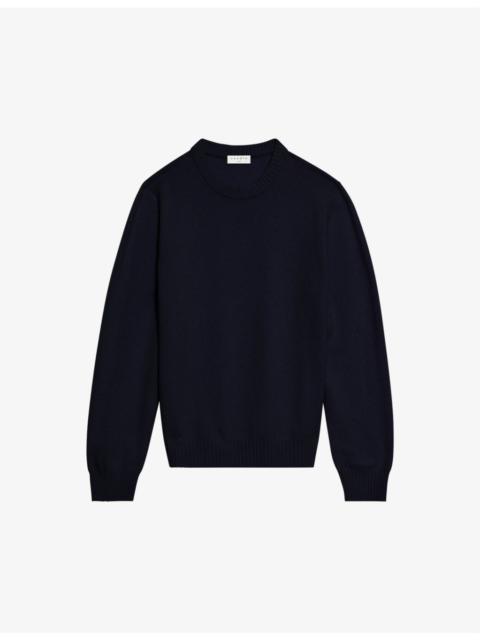 Sandro Long-sleeve crewneck cashmere jumper