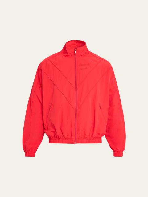 WILLY CHAVARRIA Men's Bad Boy Nylon Track Jacket