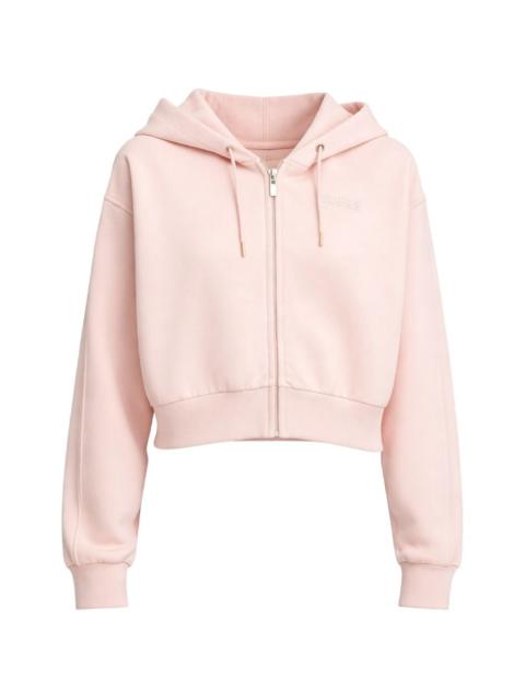 GUESS USA hooded zip-up top