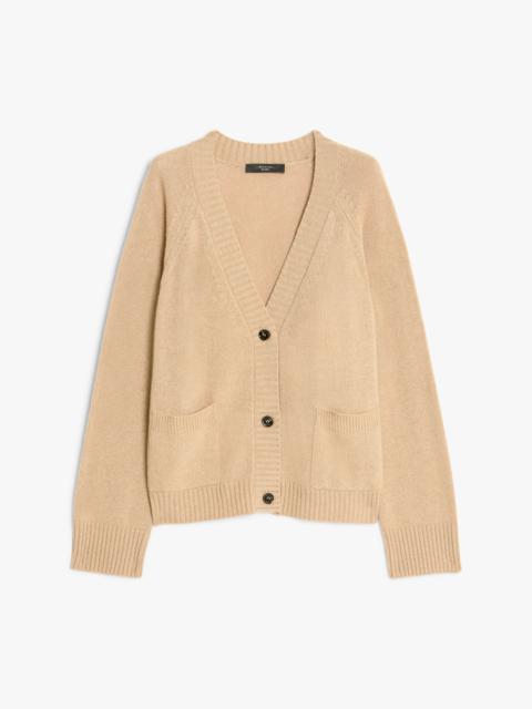 WEEKEND Max Mara MESSINA Wool and viscose yarn cardigan