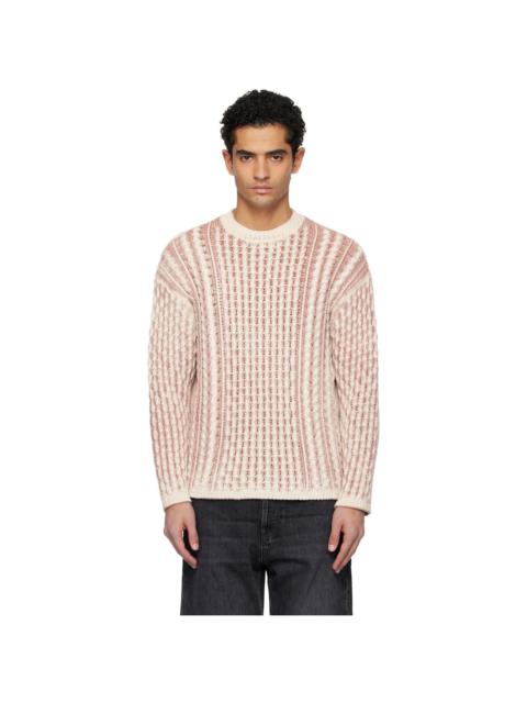 Diesel Pink & Off-White K-Moise Sweater