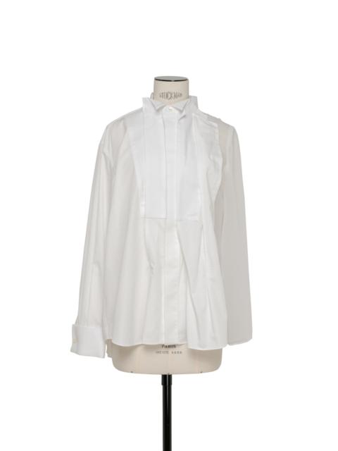 Chiffon Mix Cotton Poplin Shirt