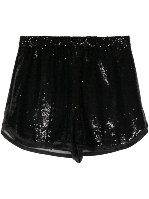 JUUN.J sequinned mini shorts