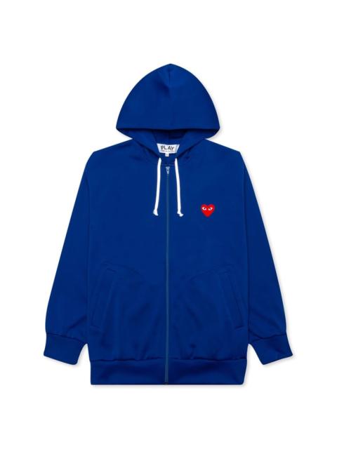Comme des Garçons PLAY COMME DES GARCONS PLAY WOMEN'S ZIP UP - BLUE