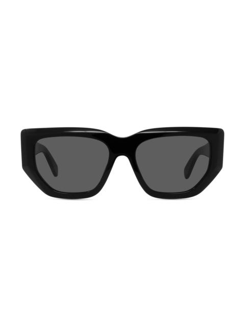 Stella McCartney Women's 2001 54MM Geometric Sunglasses - Dark Grey Black