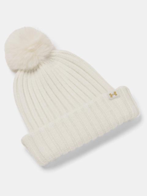 Under Armour Women's UA Halftime Pom Beanie