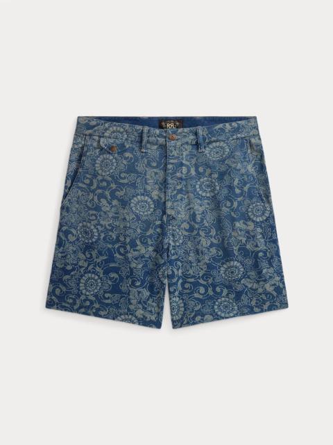 RRL by Ralph Lauren Indigo Print Jersey Short
