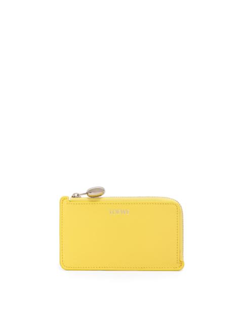 Loewe Pebble coin cardholder in shiny nappa calfskin