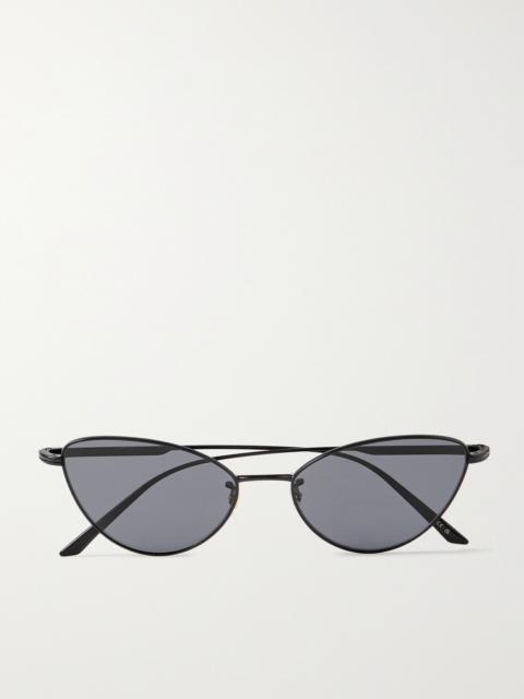 Oliver Peoples + Khaite 1998c Cat-eye Metal Sunglasses