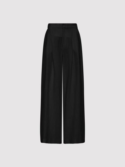 ST. AGNI Tailored Linen Pants - Black
