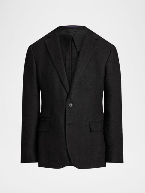 Ralph Lauren Men's Kent Herringbone Two-Button Sport Coat