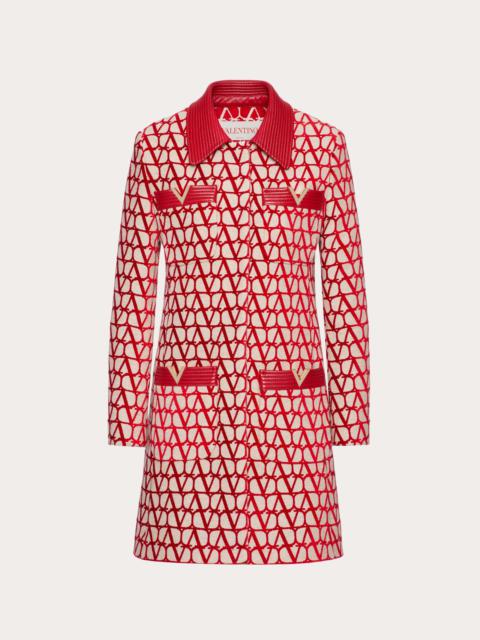 Valentino VLOGO JACQUARD COAT