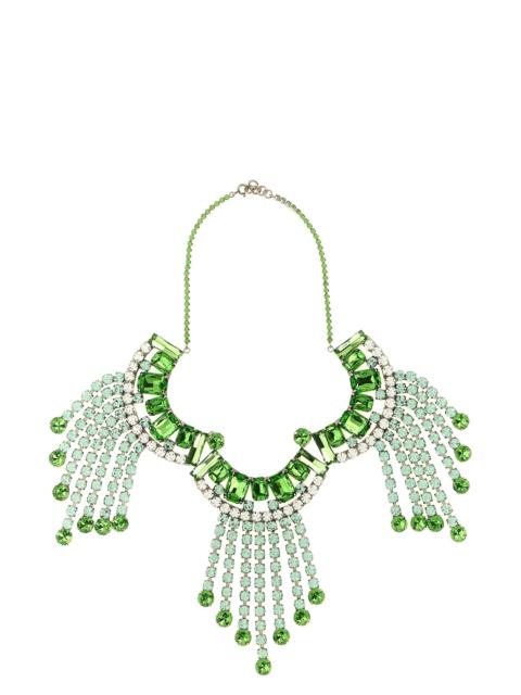 Dries Van Noten Maxi Necklace With Rhinestones
