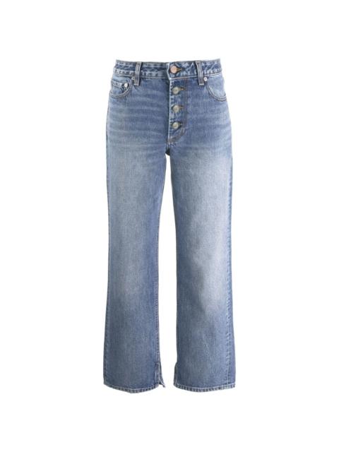 GANNI relaxed mid-rise jeans