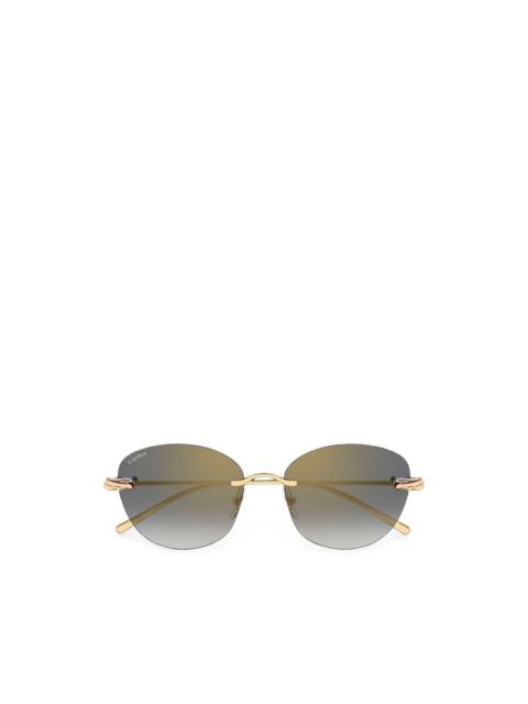 Cartier Trinity rimless sunglasses
