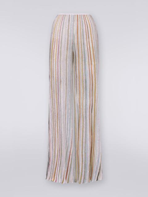 Missoni Striped palazzo trousers with sequins