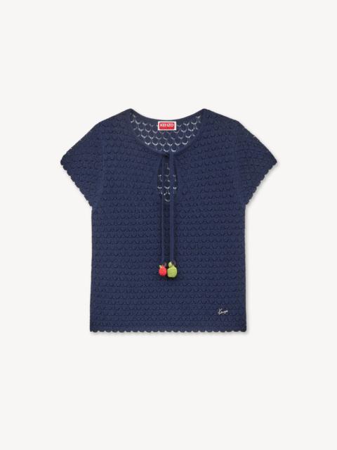KENZO KENZO Appel Pop' crochet top