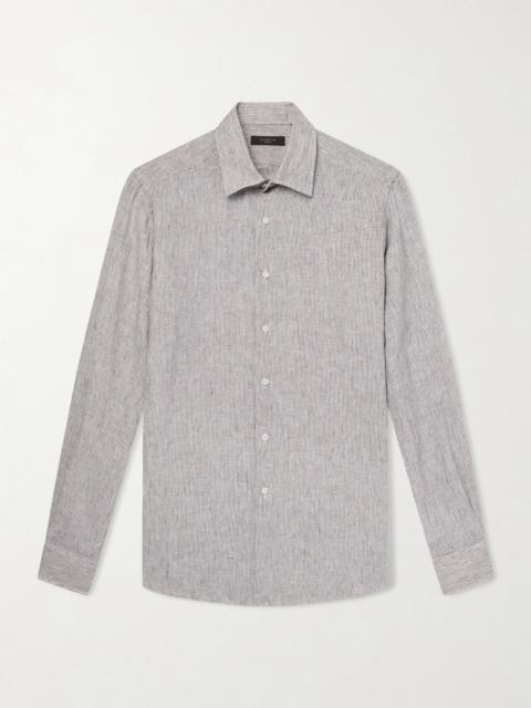 SLOWEAR Striped Linen Shirt