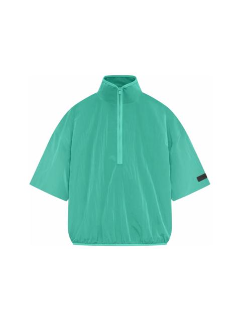 ESSENTIALS Fear of God Essentials Crinkle Nylon Halfzip SS Shirt Mint Leaf