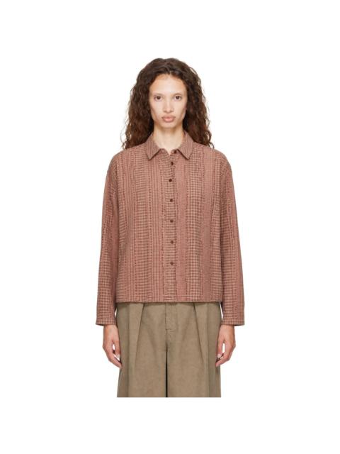 YMC Beige & Pink Marianne Shirt