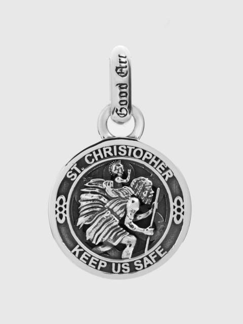 GOOD ART HLYWD Saint Christopher Pendant in Sterling Silver