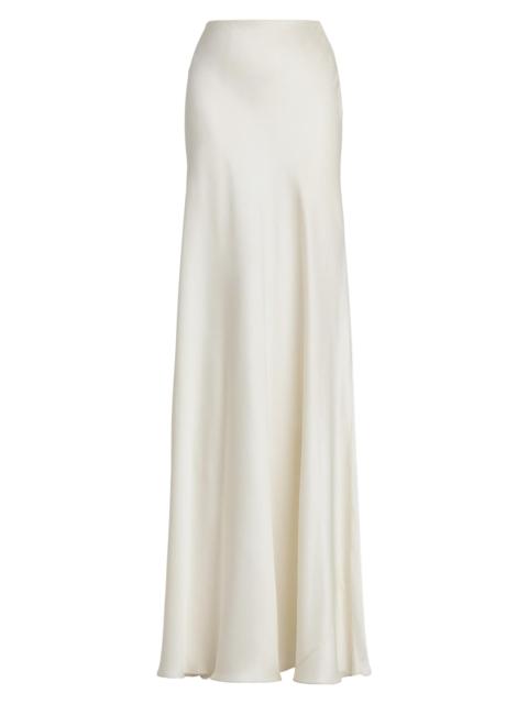 Ralph Lauren Women's Masina Satin Maxi Skirt - Lux Cream