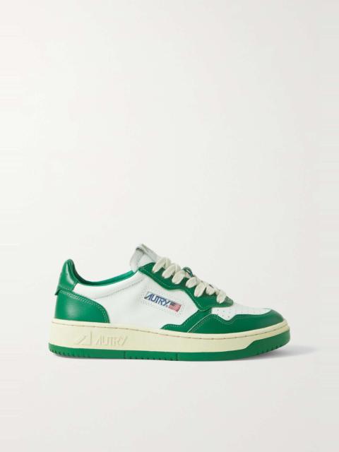 Medalist Low suede and leather sneakers