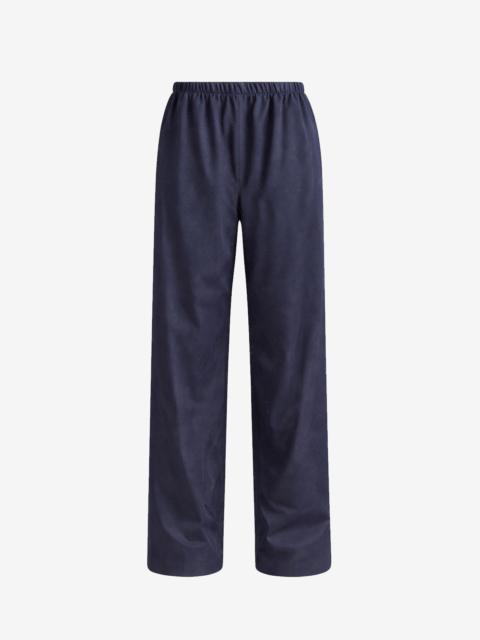 The Frankie Shop Baxter Perforated Track Pants - Navy