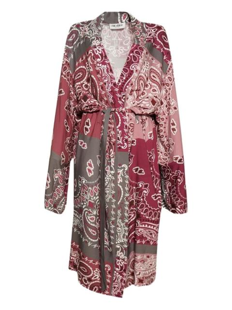 THE ATTICO bandana-print kimono