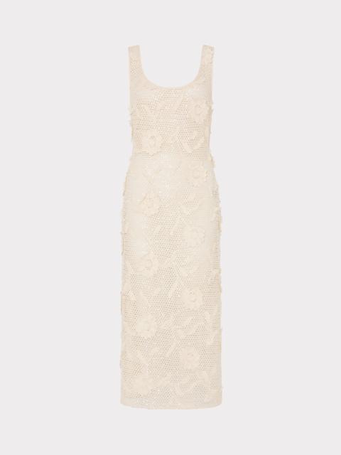MILLY Sequin Crochet Cover-Up Dress