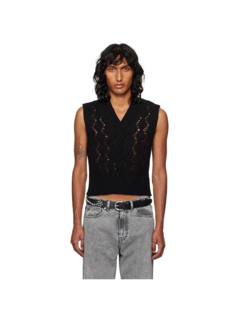 Our Legacy Black Cable Michigan Vest