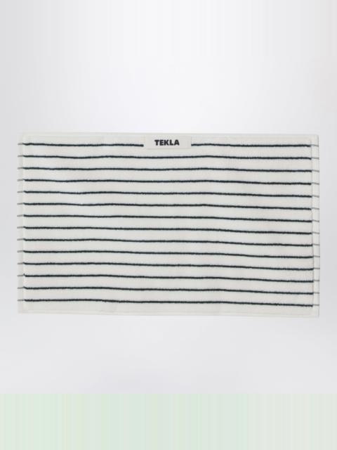 TEKLA White striped guest towel 30x50