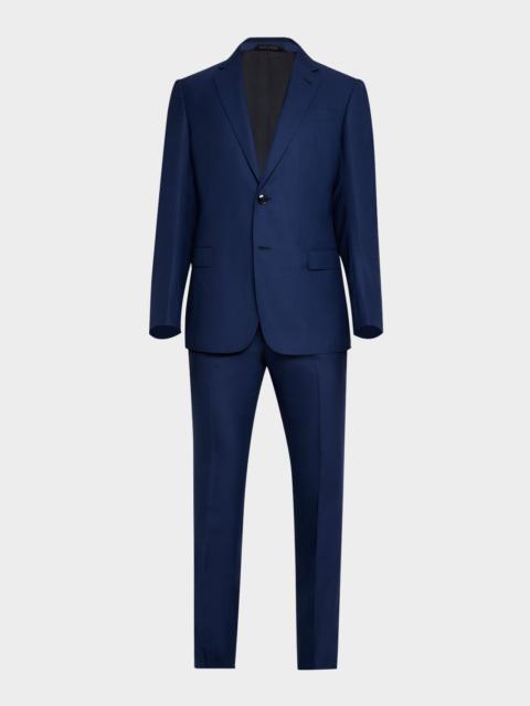 GIORGIO ARMANI Men's Micro-Houndstooth 210G Suit