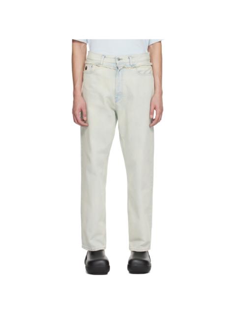 Ambush Blue Frayed Jeans