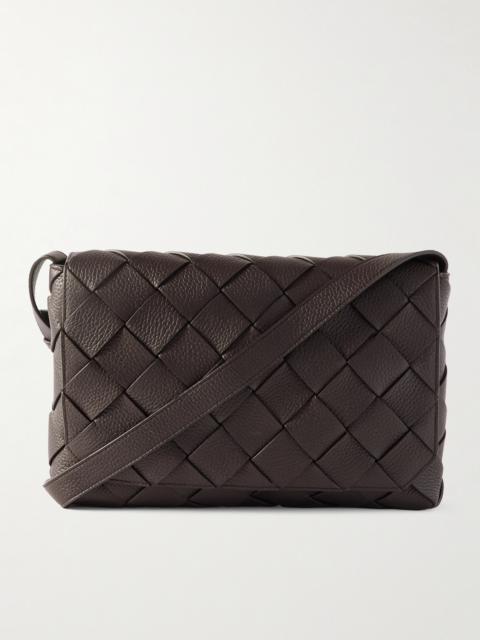Bottega Veneta Large Diago Intrecciato Full-Grain Leather Messenger Bag