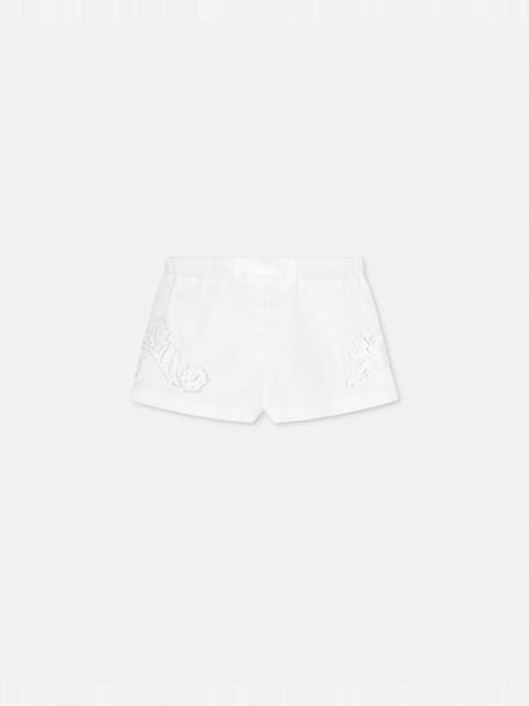 VERSACE Embroidered Sangallo Boxer Shorts