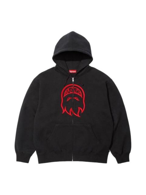 Supreme Supreme x Spitfire SS26 Zip-Up Hooded Sweatshirt 'Black' SUP-SS26-337-BLK