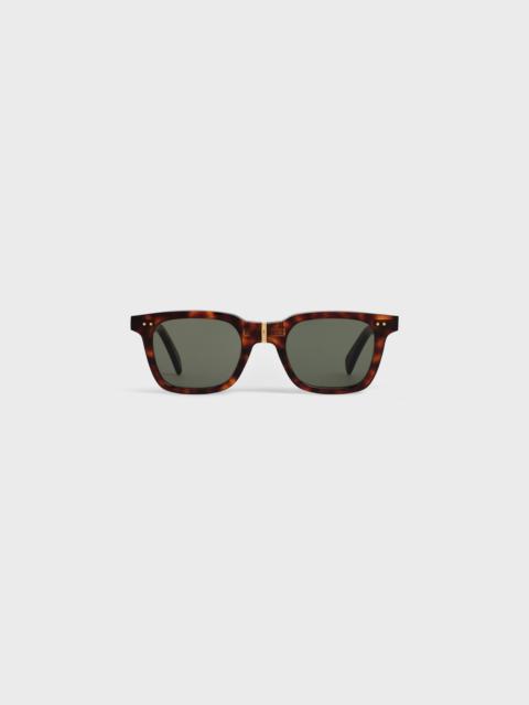 Black Frame 44 Sunglasses in Acetate with Metal