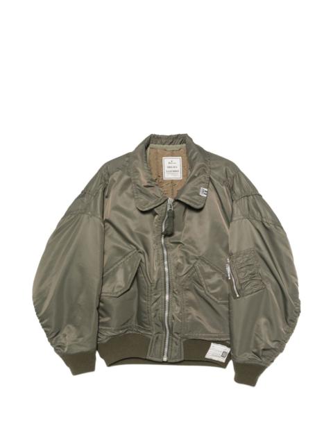 Maison MIHARAYASUHIRO zip-up oversized bomber jacket