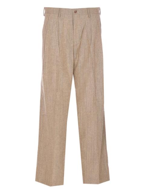 NN07 pleat-detail trousers