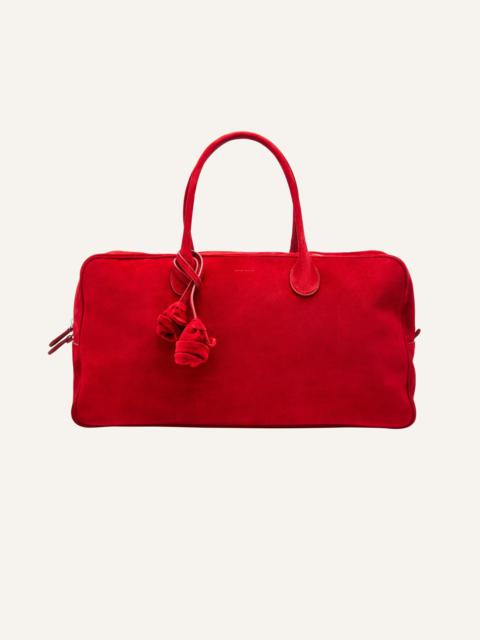 MAGDA BUTRYM Large Brigitte bag in red suede